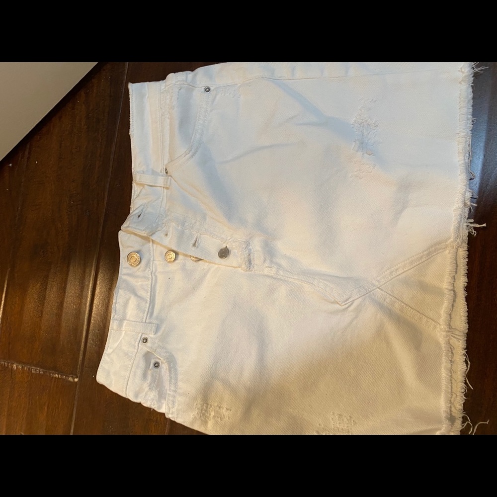 Zara White Mini Skirt
